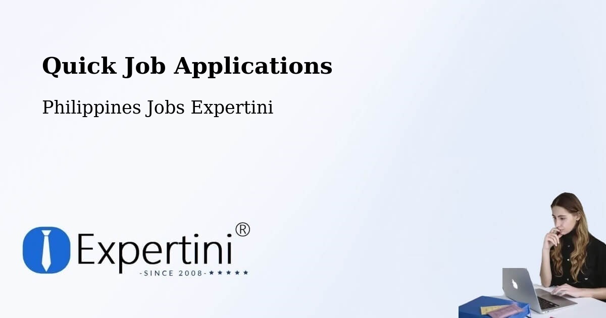 Quick Job Applications - Philippines Jobs Expertini